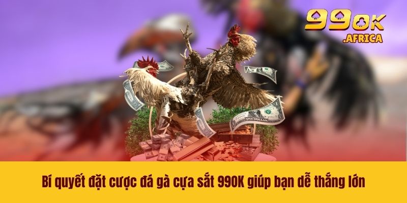 Bí quyết đặt cược đá gà cựa sắt 99OK giúp bạn dễ thắng lớn